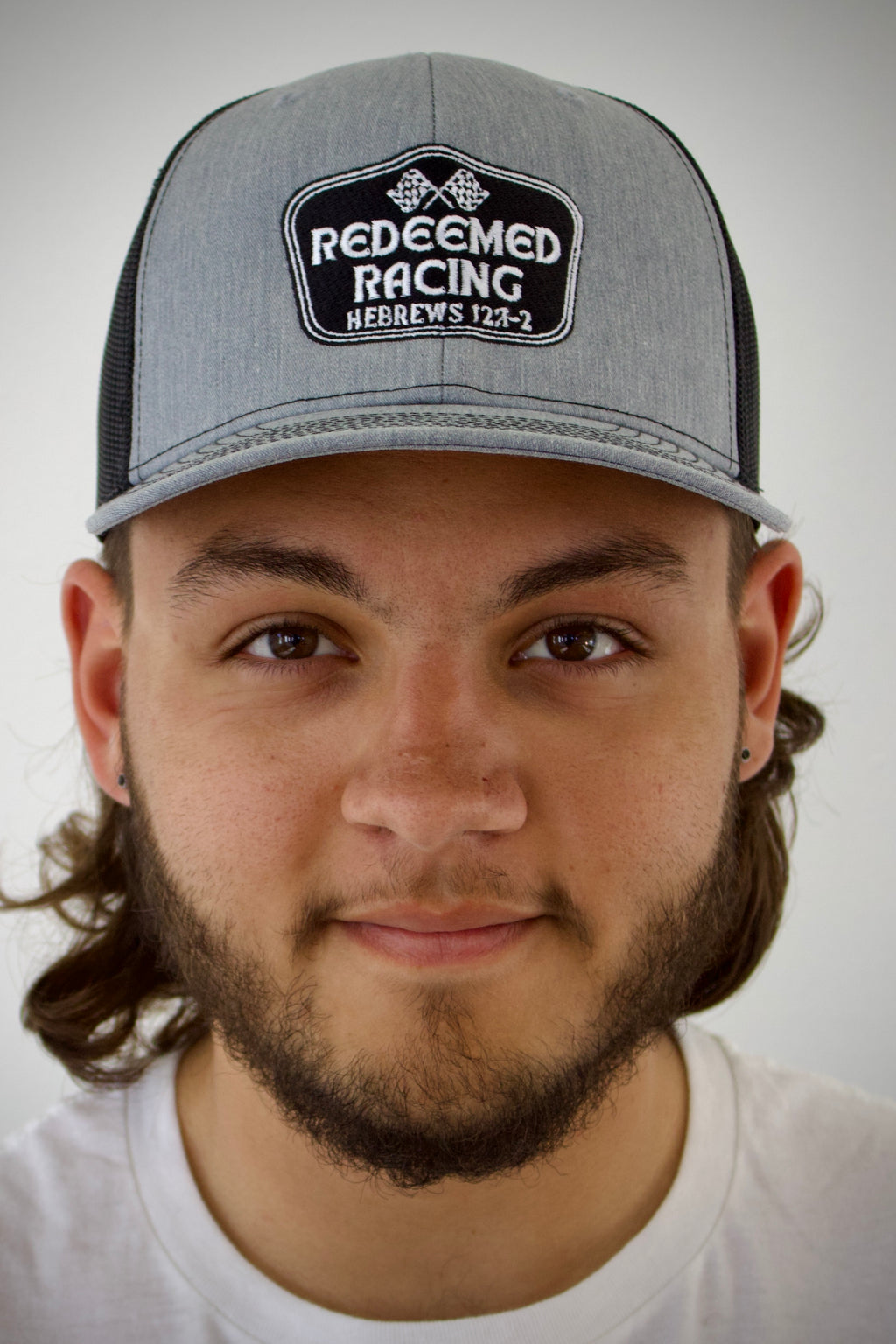 Grey Five Panel Richardson Hat