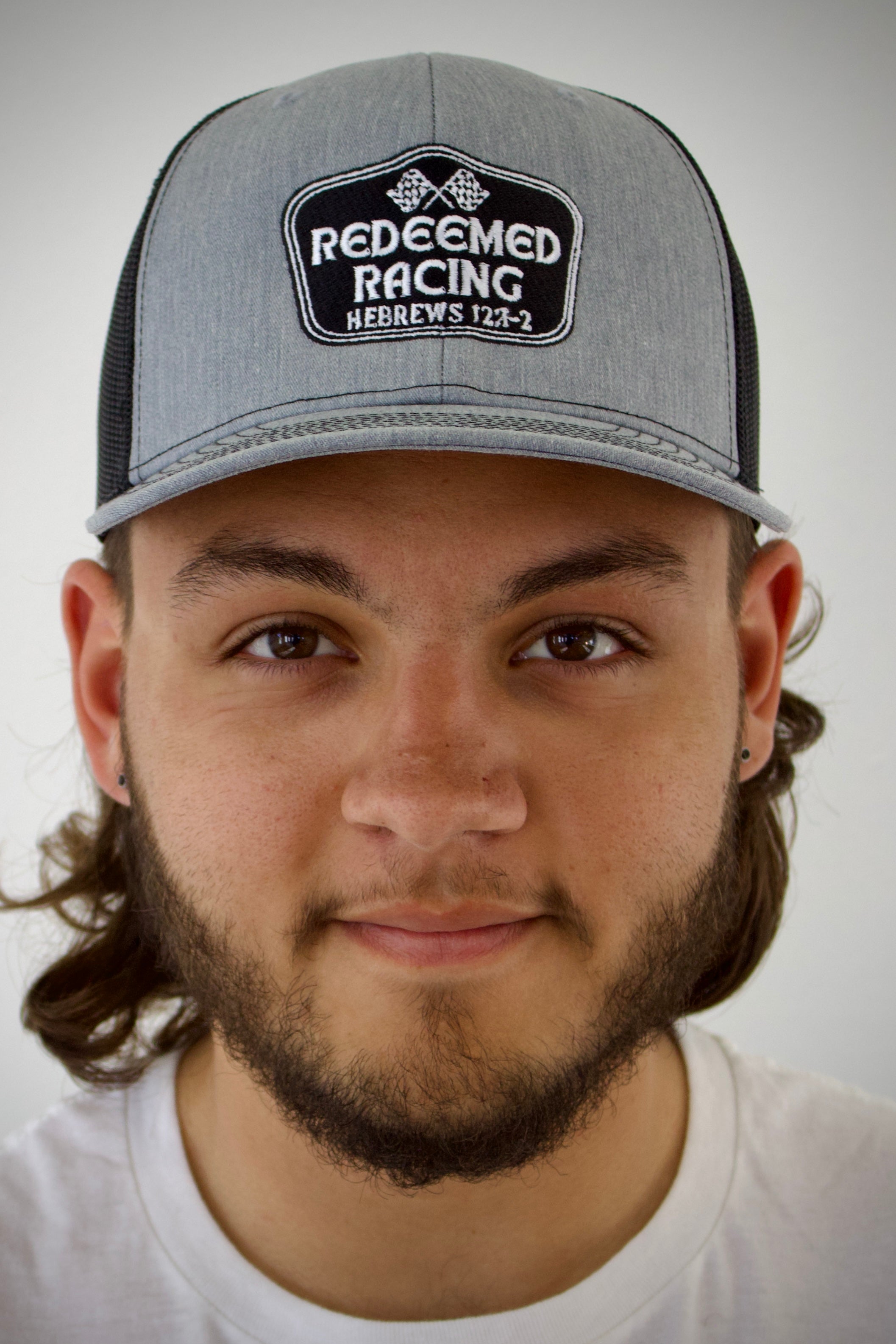 Grey Five Panel Richardson Hat